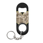 Romance paar, man en vrouw liefde Mini Flessenopener (Voorkant)