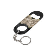 Romance paar, man en vrouw liefde Mini Flessenopener (Achterkant Gekanteld)