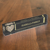  Romance paar, man en vrouw liefde Naambordje (Zijkant)