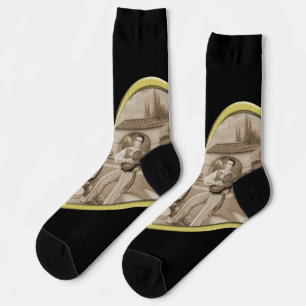  Romance paar, man en vrouw liefde Sokken