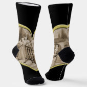 Romance paar, man en vrouw liefde Sokken (Gebogen)