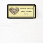 Romance paar, man en vrouw liefde Spandoek (Insitu)