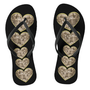 Romance paar, man en vrouw liefde Teenslippers