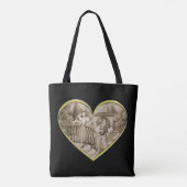 Romance paar, man en vrouw liefde Tote Bag (Achterkant)