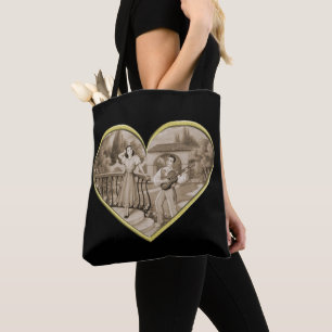 Romance paar, man en vrouw liefde Tote Bag
