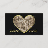  Romance paar, man en vrouw liefde Visitekaartje (Voorkant)