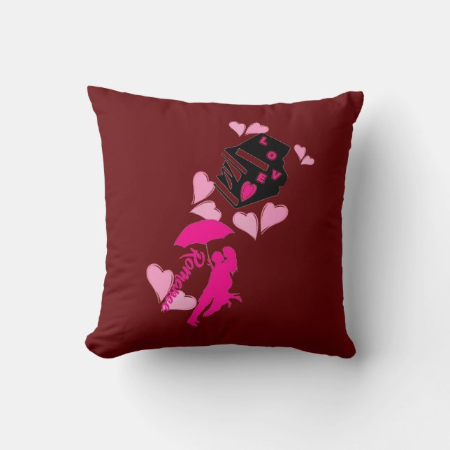 Romance (paraplu) Sierkussen (Voorkant)