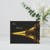 Romance Parijs Briefkaart (Staand voorkant)