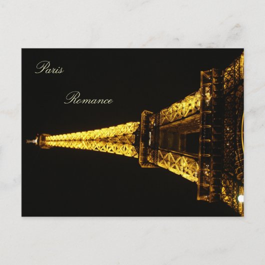 Romance Parijs Briefkaart (Voorkant)