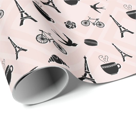 Romance Parijs Cadeaupapier (Rol Hoek)