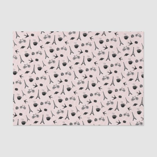 Romance Parijs | Geoctrooieerd Tissuepapier (Voorkant)