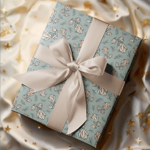 Romance Patroon Bloemen Cadeaupapier