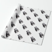 Romance Penguin Cadeaupapier (Uitgerold)