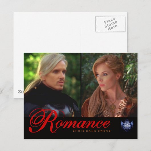ROMANCE-Post-kaart Briefkaart (Voorkant / Achterkant)