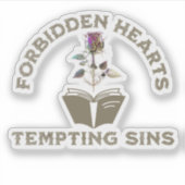 Romance Reader Bookish Sticker (Voorkant)