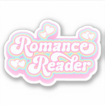 Romance Reader Pastel Retro Boek Lover Quote