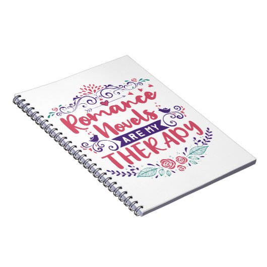 Romance romans zijn mijn therapie notitieboek (Rechterzijde)