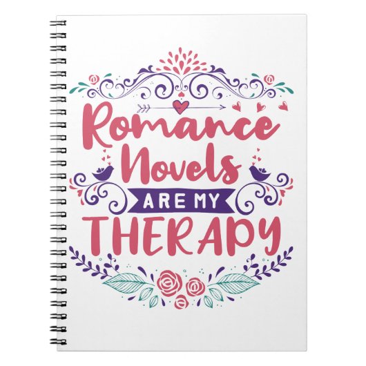 Romance romans zijn mijn therapie notitieboek (Voorkant)