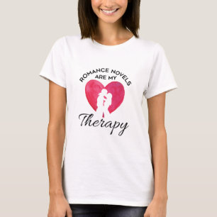 Romance romans zijn mijn therapieworm t-shirt