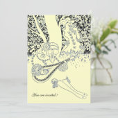 ROMANCE, ROMANTISCHE GELIEFDE ZWART WIT HUWELIJKSP KAART (Staand voorkant)