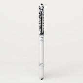 ROMANCE/ROMANTISCHE LOVERS ZWARTE WITTE RODE MONOG Case-Mate iPhone CASE (Achterkant/links)