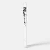 ROMANCE/ROMANTISCHE LOVERS ZWARTE WITTE RODE MONOG Case-Mate iPhone CASE (Achterkant / Links)