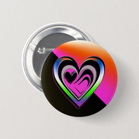 Romance Ronde Button 5,7 Cm (Voorkant /achterkant)