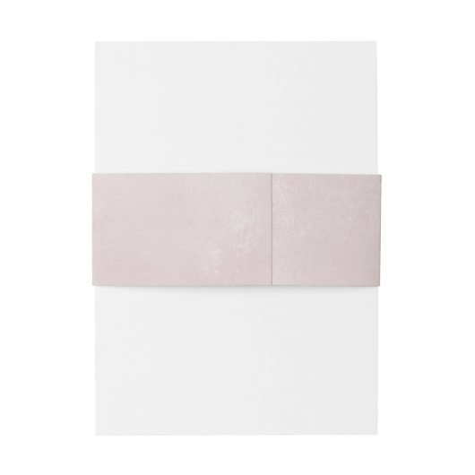 Romance Roze de wedstrijd Belly Band Uitnodigingen Wikkel (Achterkant Voorbeeld)