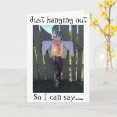 ROMANCE "SCARECROW" STIJL VOOR HALLOWEEN KAART (Gele Bloem)