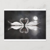 Romance Swan Briefkaart (Voorkant)