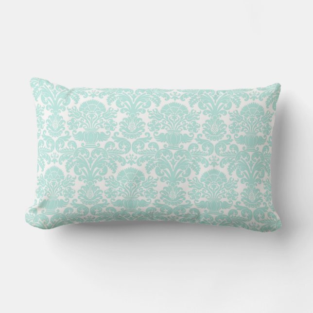 Romance Turquoise Kussen (Voorkant)