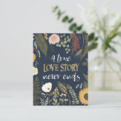 ROMANCE V | Een echt liefdesverhaal eindigt nooit Briefkaart (Staand voorkant)