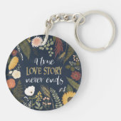 Romance V | Een echt liefdesverhaal eindigt nooit Sleutelhanger (Achterkant)