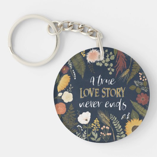 Romance V | Een echt liefdesverhaal eindigt nooit Sleutelhanger (Voorkant)