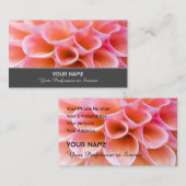 Romance van de bloem voor tuinbouwbedrijven visitekaartje (Voorkant / Achterkant)