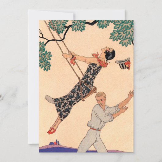 Romance van de Liefde, Escarpolette Swing Barbier (Voorkant)