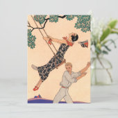 Romance van de Liefde, Escarpolette Swing Barbier (Staand voorkant)