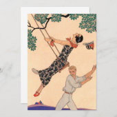 Romance van de Liefde, Escarpolette Swing Barbier (Voorkant / Achterkant)