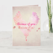 romance van doodskruid met bloem kaart (Voorkant)