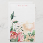 Romance van geverfd Roos - Aangepaste artikelen Briefpapier (Voorkant / Achterkant)