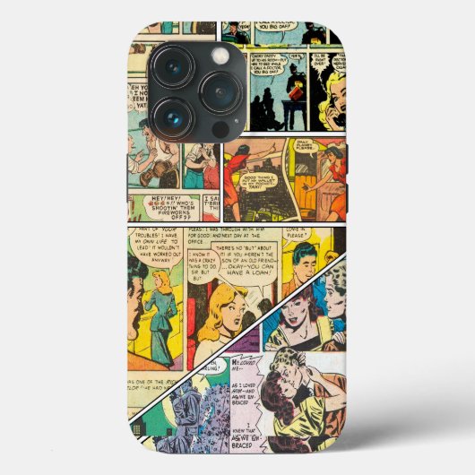 Romance van stripverhaal voor journalisten Case-Mate iPhone case (Achterkant)