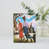 Romance van Thomas Hart Benton Briefkaart (Staand voorkant)