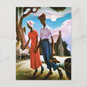 Romance van Thomas Hart Benton Briefkaart