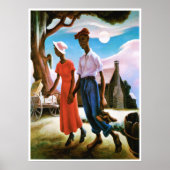 Romance van Thomas Hart Benton Poster (Voorkant)