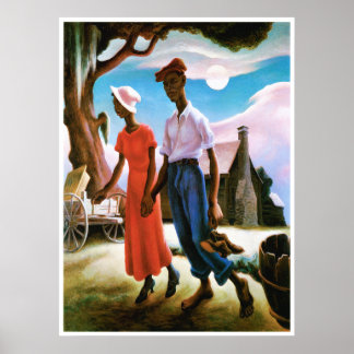 Romance van Thomas Hart Benton Poster
