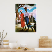Romance van Thomas Hart Benton Poster (Keuken)
