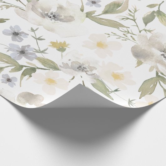 Romance van wilde bloemen cadeaupapier