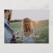 Romance Veel Bedankt Dank u Briefkaart (Voorkant)