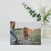 Romance Veel Bedankt Dank u Briefkaart (Staand voorkant)