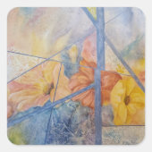 Romance Vierkante Sticker (Voorkant)